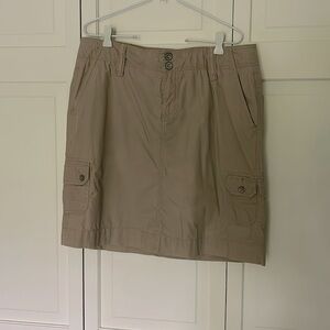 Sonoma Life Style Cargo Tan Skirt Size 12